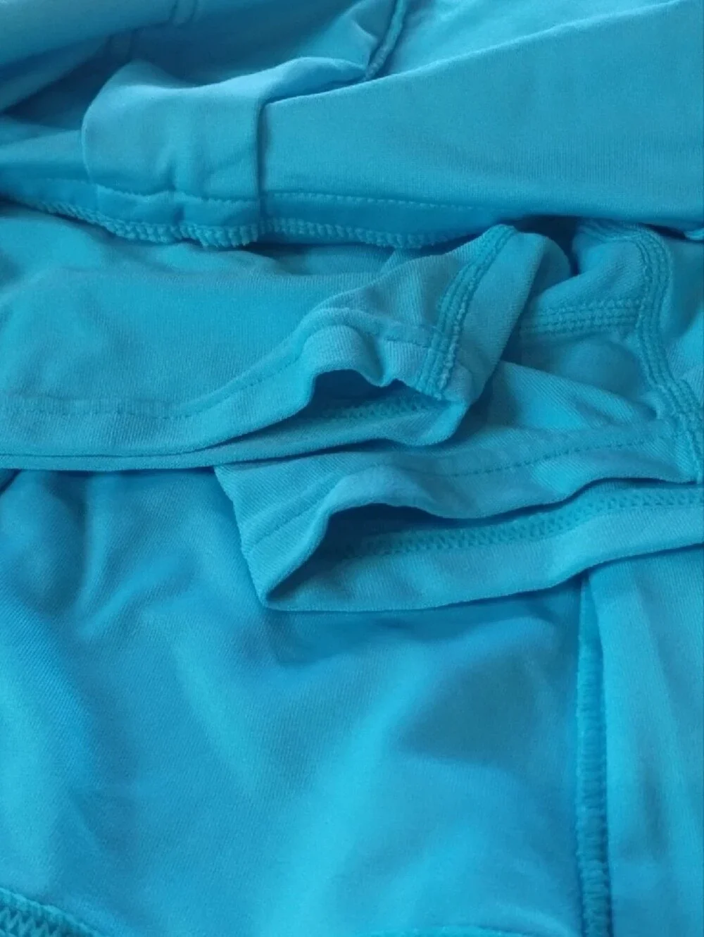 Nike Aqua Blue Skater Skirt with White Trim